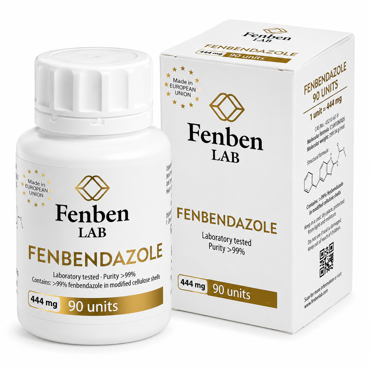 Fenbendazole Capsules 444mg